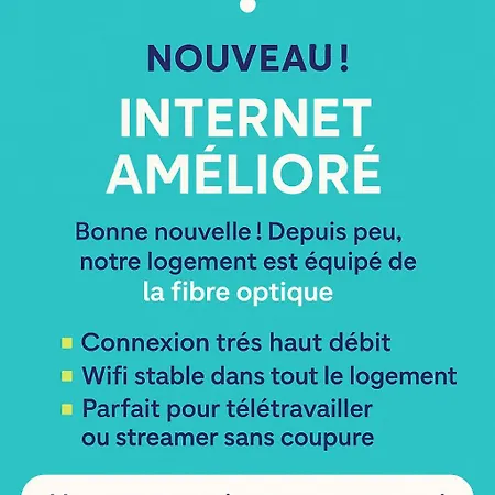 Duplex Atypique Climatise, Parking, Lit Double, Netflix, 500m Centre