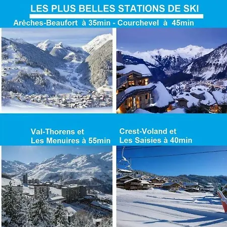 Duplex 27m2, Lit Double, Calme Et Cosy, Netflix , Wifi, Parking, Hypercentre A 400m, Arrivée Tardive Possible Avec Boite à Clés Albertville